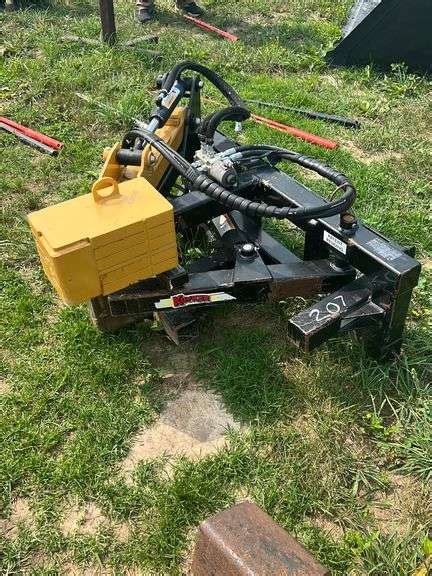 used koyker skid steer post drivers|Used Skid Steer Post Driver for sale .